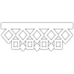Panel ażurowy AŻUR ozdobny LASER nr 01